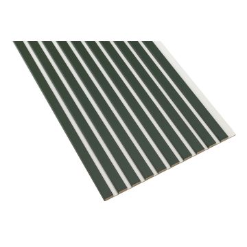 Lamele ścienne Butelkowy — 46×275 cm, biała płyta HDF, moduł łączący