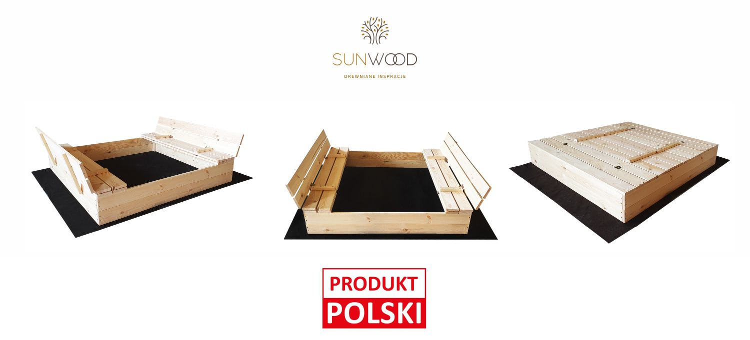 Bezpieczne wykończenie piaskownicy SunWood