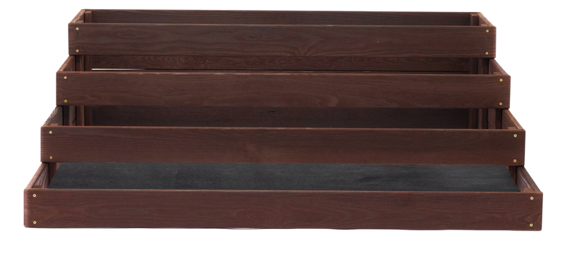 4-piętrowy warzywniak impregnowany 120×120 SunWood